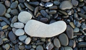 Preview wallpaper pebbles, stones, foot