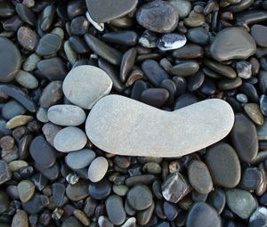 Preview wallpaper pebbles, stones, foot