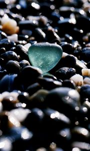 Preview wallpaper pebbles, stones, glare, macro