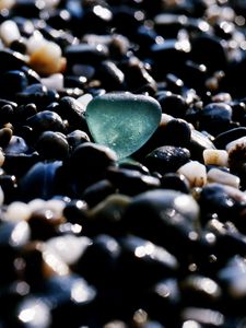 Preview wallpaper pebbles, stones, glare, macro