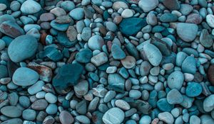 Preview wallpaper pebbles, stones, gravel, dark