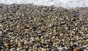 Preview wallpaper pebbles, stones, gravel, beach, sea