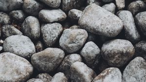 Preview wallpaper pebbles, stones, gray, macro