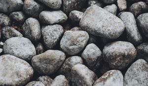 Preview wallpaper pebbles, stones, gray, macro