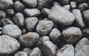 Preview wallpaper pebbles, stones, gray, macro