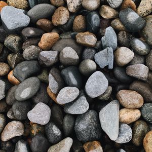 Preview wallpaper pebbles, stones, gray, brown, texture