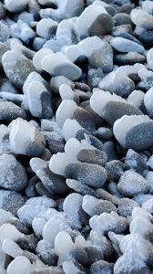 Preview wallpaper pebbles, stones, relief, ice