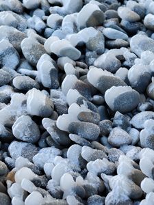 Preview wallpaper pebbles, stones, relief, ice