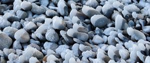 Preview wallpaper pebbles, stones, relief, ice