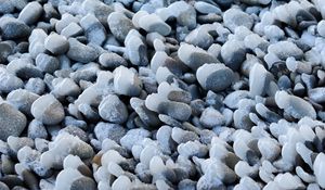 Preview wallpaper pebbles, stones, relief, ice