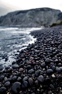 Preview wallpaper pebbles, stones, sea, blur