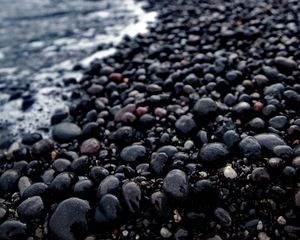 Preview wallpaper pebbles, stones, sea, blur