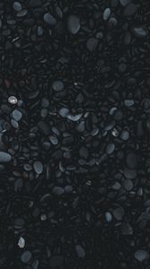 Preview wallpaper pebbles, stones, sea stones, dark