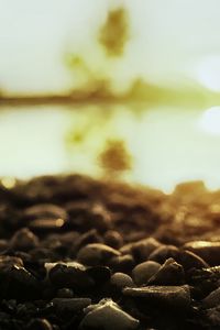 Preview wallpaper pebbles, stones, shore, blur