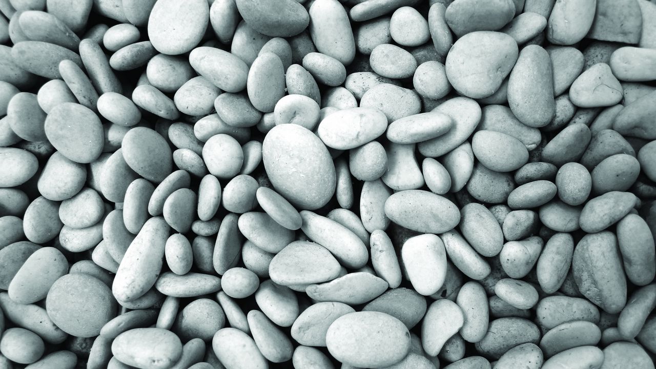 Wallpaper pebbles, stones, smooth, gray, light