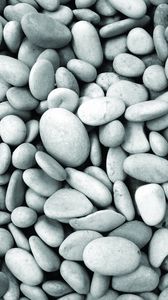 Preview wallpaper pebbles, stones, smooth, gray, light