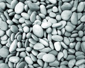 Preview wallpaper pebbles, stones, smooth, gray, light