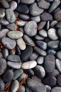 Preview wallpaper pebbles, stones, texture, gray