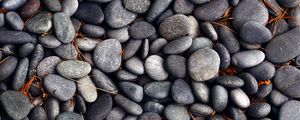 Preview wallpaper pebbles, stones, texture, gray