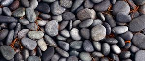 Preview wallpaper pebbles, stones, texture, gray