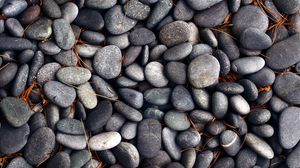 Preview wallpaper pebbles, stones, texture, gray