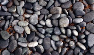 Preview wallpaper pebbles, stones, texture, gray