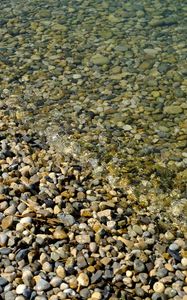 Preview wallpaper pebbles, stones, waves, water