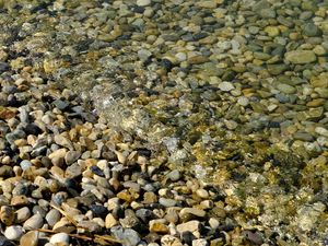 Preview wallpaper pebbles, stones, waves, water