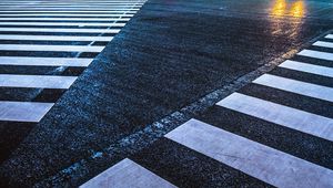 Preview wallpaper pedestrian crossing, road, marking
