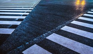 Preview wallpaper pedestrian crossing, road, marking