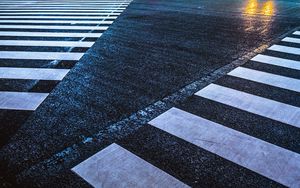 Preview wallpaper pedestrian crossing, road, marking