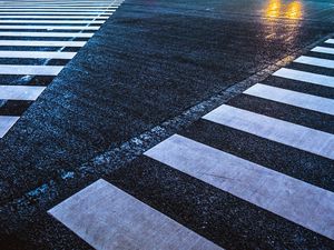 Preview wallpaper pedestrian crossing, road, marking