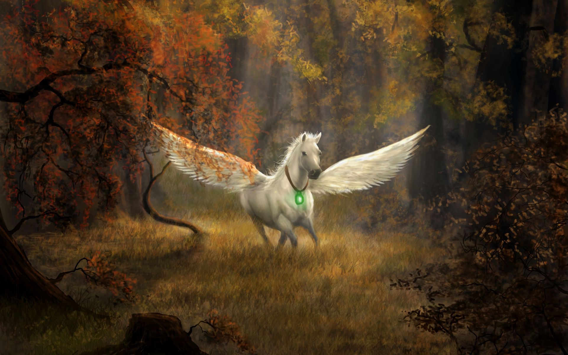 fantasy winged horse wallpaper