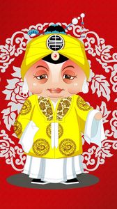 Preview wallpaper peking opera characters, costumes, paint, graphics