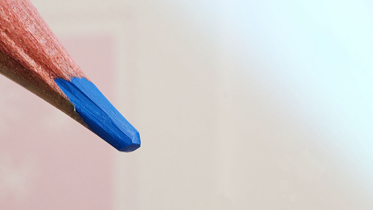 Wallpaper pencil, lead, wooden, macro, blue
