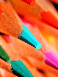 Preview wallpaper pencils, colorful, bright, creativity