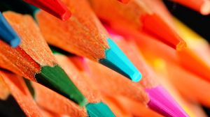 Preview wallpaper pencils, colorful, bright, creativity