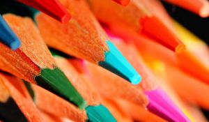 Preview wallpaper pencils, colorful, bright, creativity