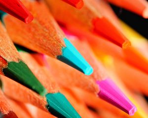 Preview wallpaper pencils, colorful, bright, creativity