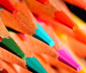 Preview wallpaper pencils, colorful, bright, creativity