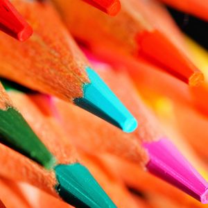 Preview wallpaper pencils, colorful, bright, creativity