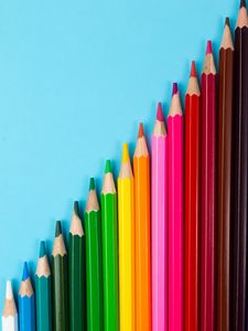 Preview wallpaper pencils, colorful, colors, drawing