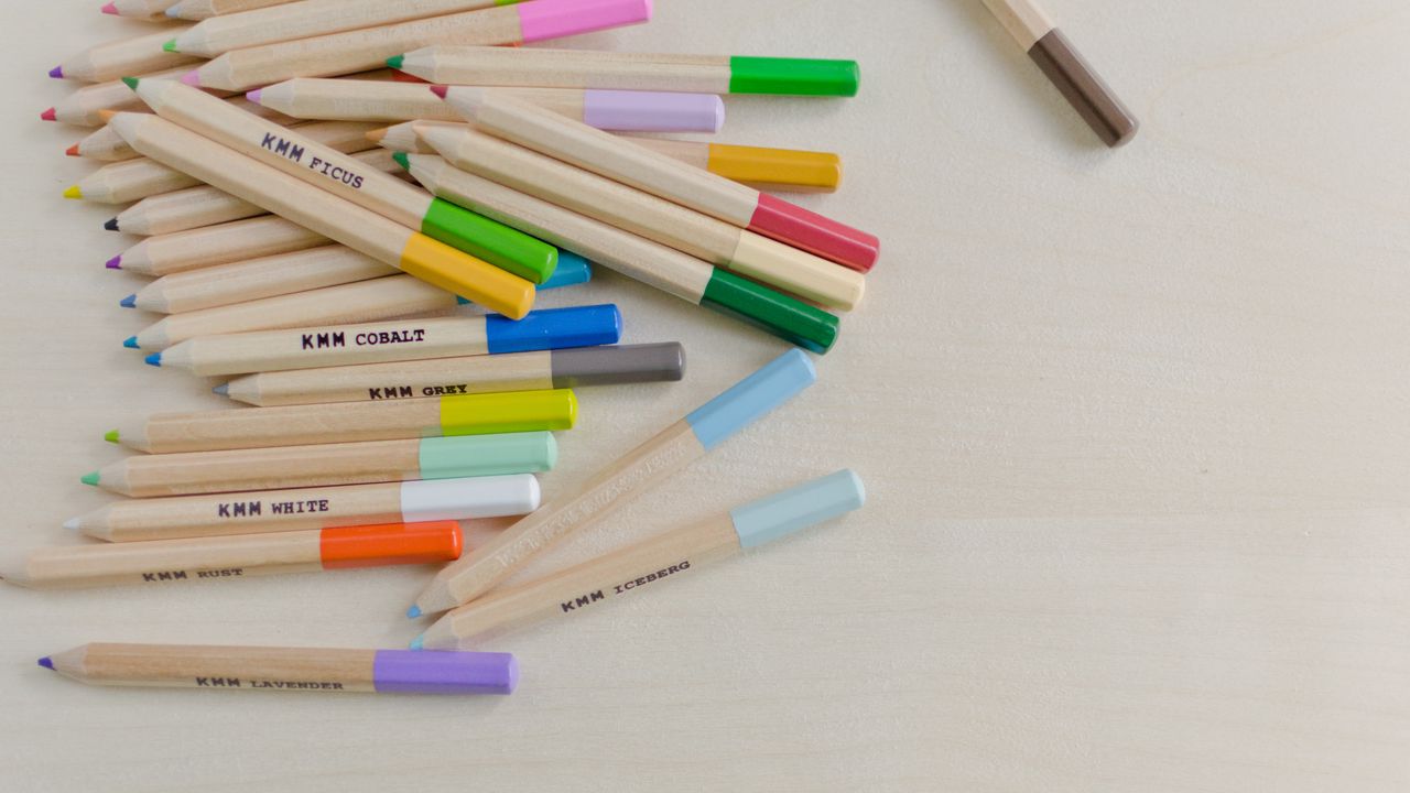Wallpaper pencils, colorful, creativity
