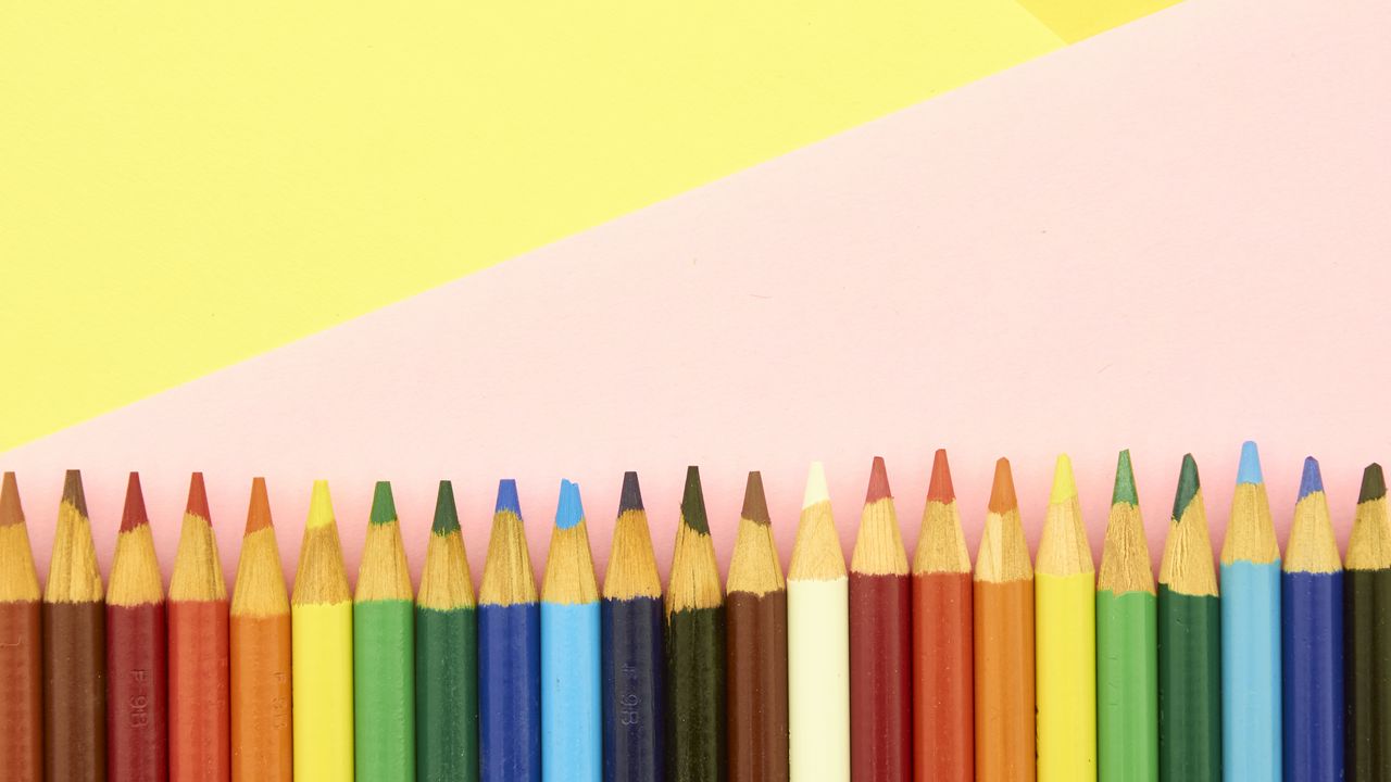 Wallpaper pencils, colorful, creativity, bright