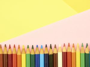 Preview wallpaper pencils, colorful, creativity, bright