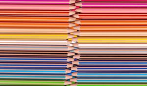 Preview wallpaper pencils, colorful, gradient, macro