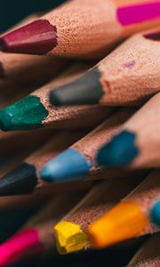 Preview wallpaper pencils, colorful, macro