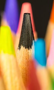 Preview wallpaper pencils, colorful, macro, blur