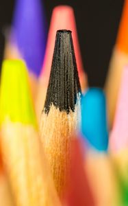 Preview wallpaper pencils, colorful, macro, blur