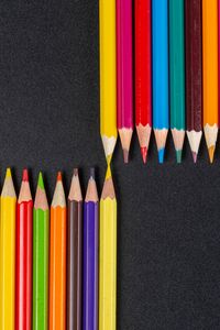 Preview wallpaper pencils, colorful, sharp, macro